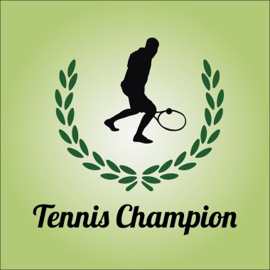 Şampiyon spor tasarım renk arka plan üzerinde