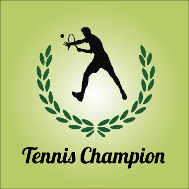 Şampiyon spor tasarım renk arka plan üzerinde