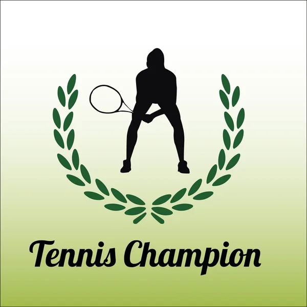 Sport Champion design sur fond de couleur — Image vectorielle