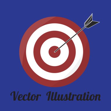 mavi renk arka plan üzerinde çekim hedef