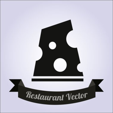 Restoran illüstrasyon renk arka plan üzerinde