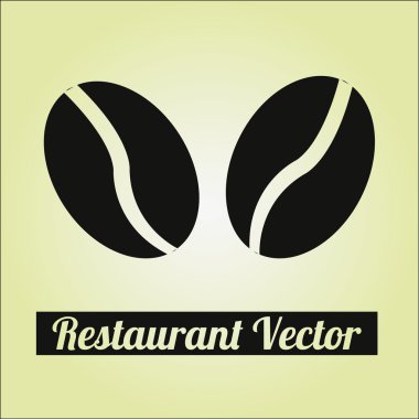 Restoran illüstrasyon renk arka plan üzerinde