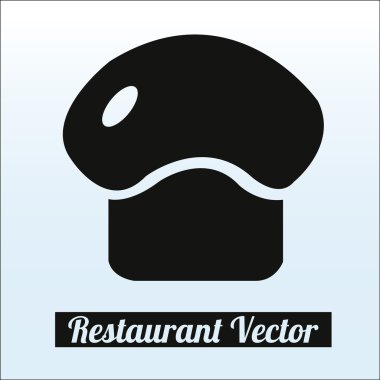 Restoran illüstrasyon renk arka plan üzerinde