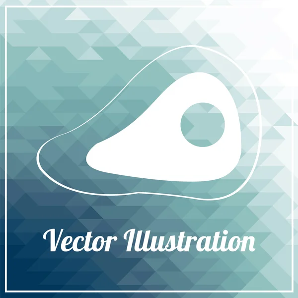 Illustration collation sur fond bleu — Image vectorielle