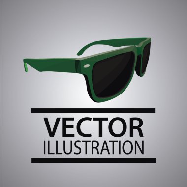 Güneş gözlük illüstrasyon renk arka plan üzerinde