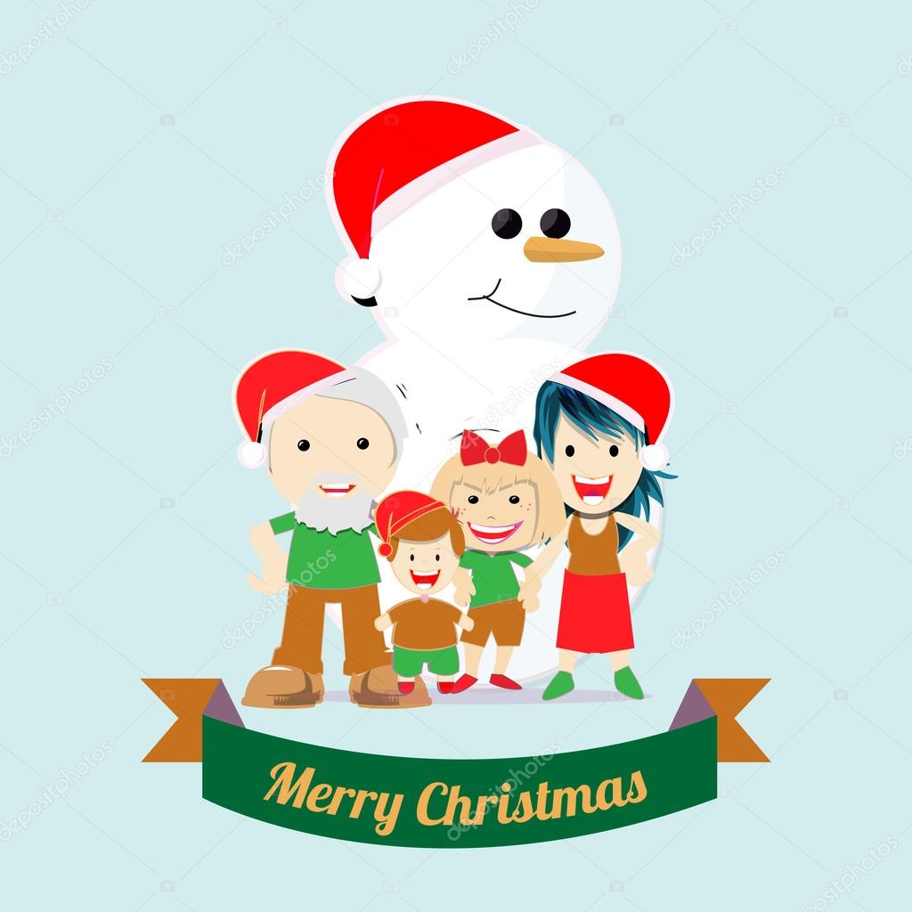 クリスマス イラスト背景色上 — ストックベクター © paularigo #58618929