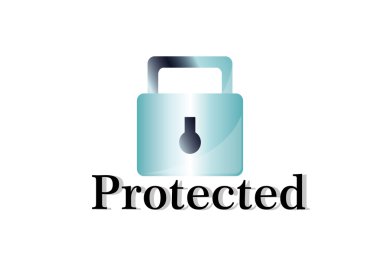 ciber güvenlik illüstrasyon beyaz renk arka plan üzerinde