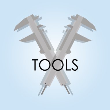 mekanik kit anahtarı mavi renk arka plan üzerinde