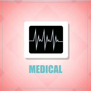 medical illustration, line text over pink color background clipart