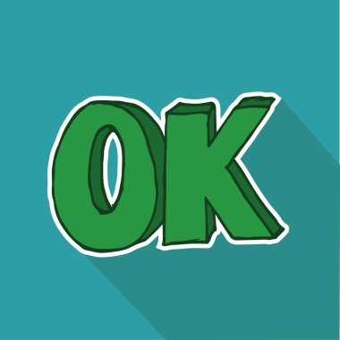 Yeşil metinle Tamam