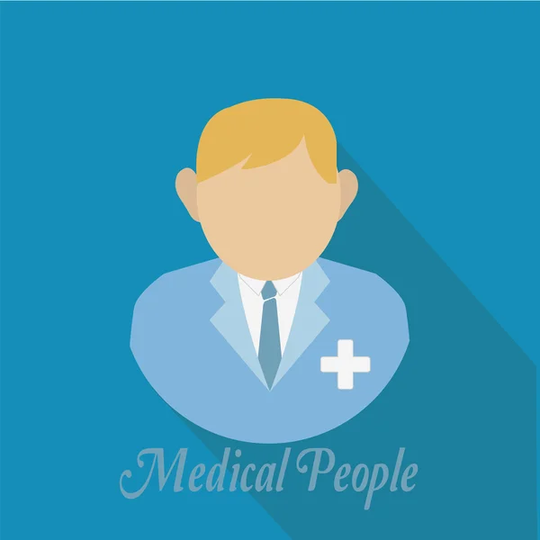 Gente médica, rubia — Archivo Imágenes Vectoriales