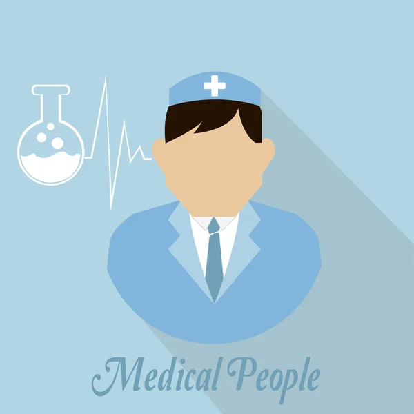 Ludzie medyczny, Chemia — Wektor stockowy
