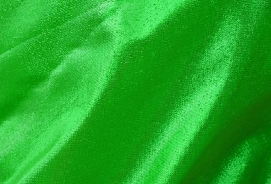 Yeşil kumaş dalga arka plan
