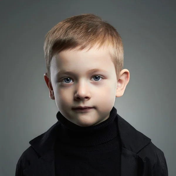 Student child. handsome 7 years old school boy.Trendy kids — Stock Photo, Image