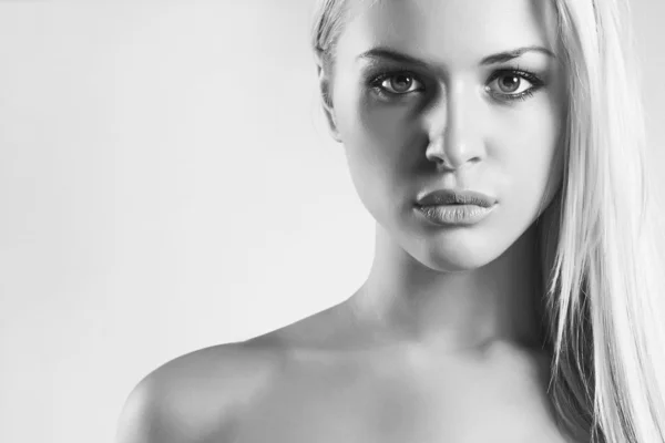 Schöne junge woman.blonde Mädchen.beauty Modell — Stockfoto