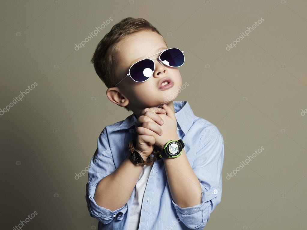 Handsome little boy in Child — Stock Photo