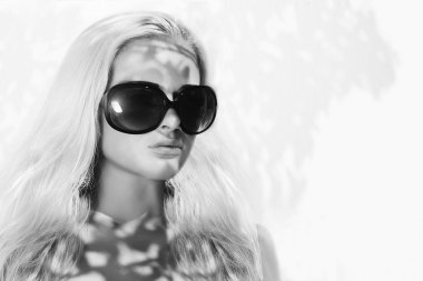 Sunglasses.beauty sarışın kız güzel kadın