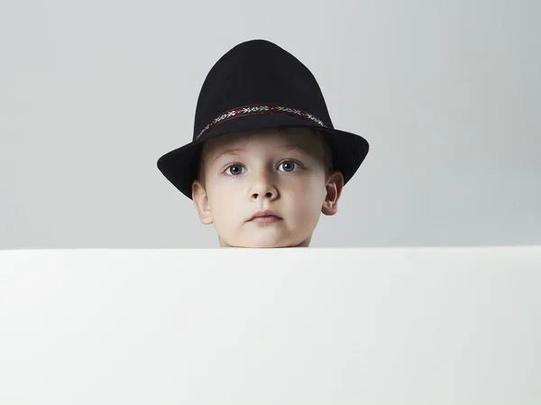 Bambino in hat.funny bambino — Foto Stock