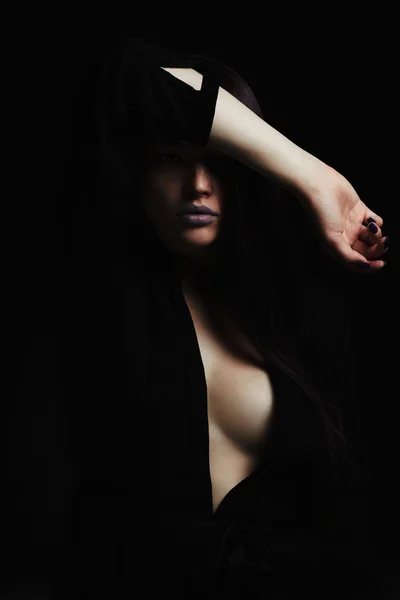 Genç güzel woman.sexy kız moda portre