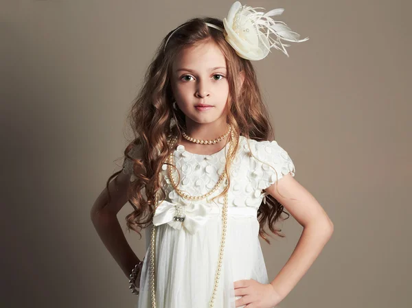 Vackra lilla girl.pretty lilla prinsessa — Stockfoto