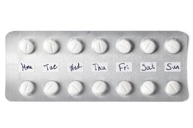 İlaçlar - stok görüntü ile blister