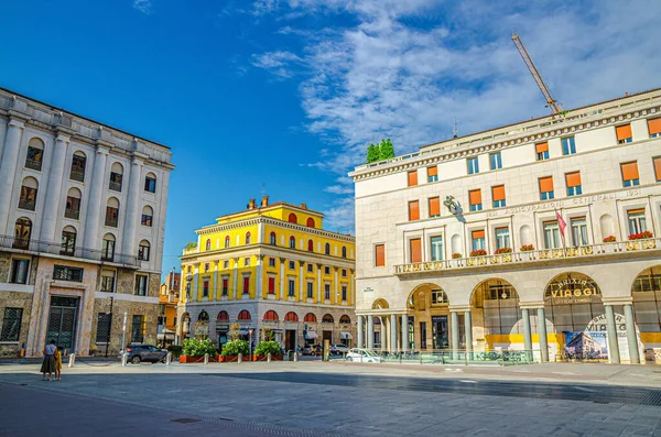 Brescia Włochy Września 2019 Assicurazioni Generali Budynek Placu Piazza Della — Zdjęcie stockowe
