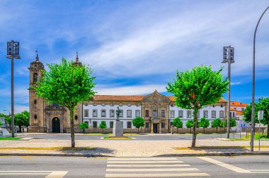 Igreja do Populo Katolik Kilisesi Neoklasik İnşaat ve Convento Braga şehrinde Populo Manastırı