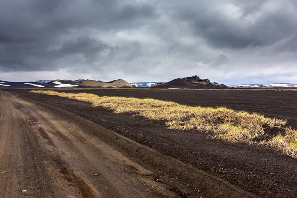 View at Icelandic plains during summertime — Stock Photo, Image