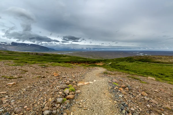 夏季在冰岛平原查看 — 图库照片