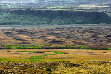 İzlanda ovaları yaz aylarında görüntülemek