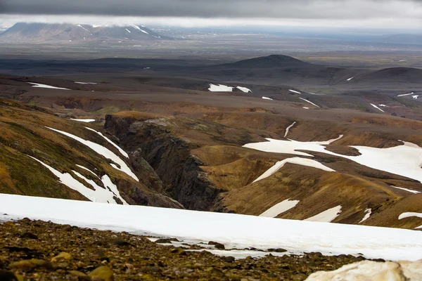 View at mountain landscape in Iceland — Stock Photo, Image