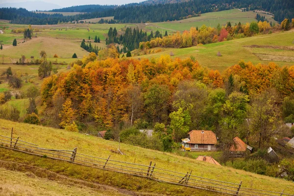 Vackra Karpaterna i höst — Stockfoto