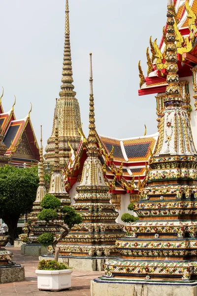 Buddhista templom, Wat Pho Bangkokban, Ázsia Thaiföld — Stock Fotó