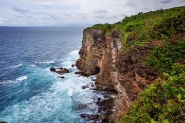 uluwatu Tapınağı, bali, Endonezya, sahil.