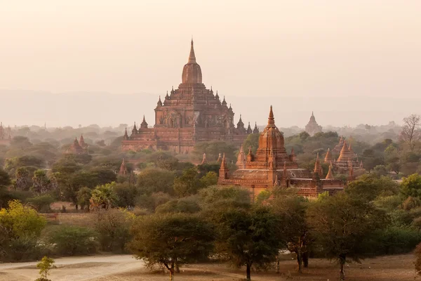 Tempel i Bagan, Myanmar — Stockfoto