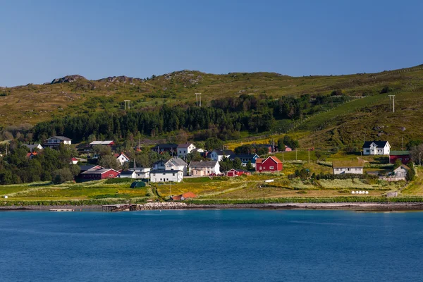 Norveç kırsal güzel manzara — Stok fotoğraf