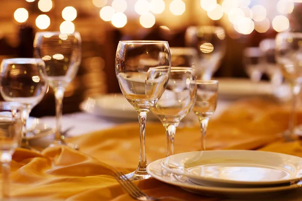 Beautifully served table in a restaurant — Stock Photo, Image