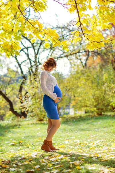 Těhotná žena — Stock fotografie