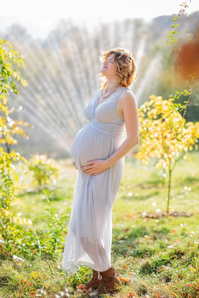 Těhotná žena — Stock fotografie