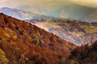 Sonbaharın güzel Karpat Dağları