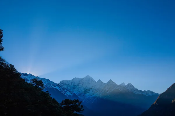 히말라야 산맥의 아름 다운 풍경 — 스톡 사진