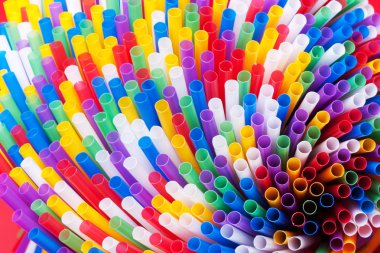 renkli pipet içme arka planı