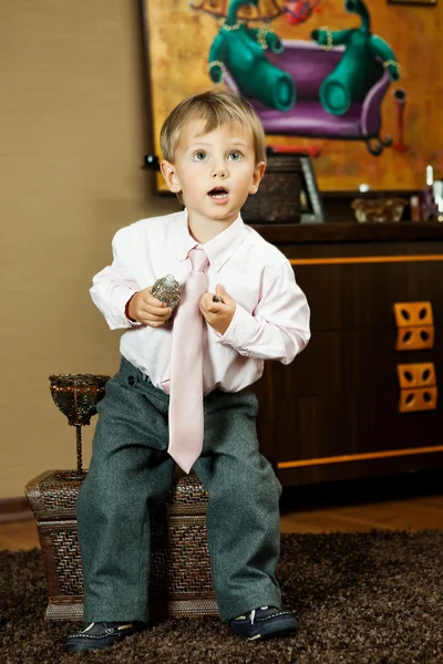 Niño en casa — Foto de Stock