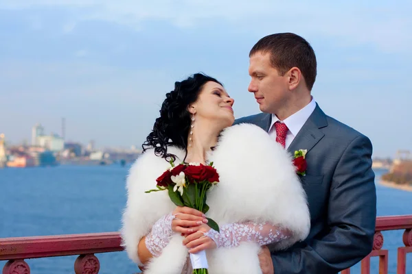 Bride and groom — Stock Photo, Image