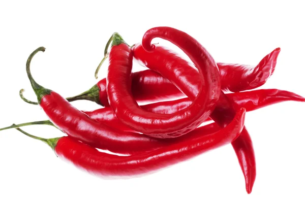 Piros csípős chili paprika — Stock Fotó