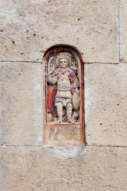 Kutaisi Gerogia yaşında kilisede duvara oyulmuş öğesi