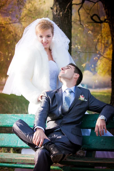 Bride and groom — Stock Photo, Image