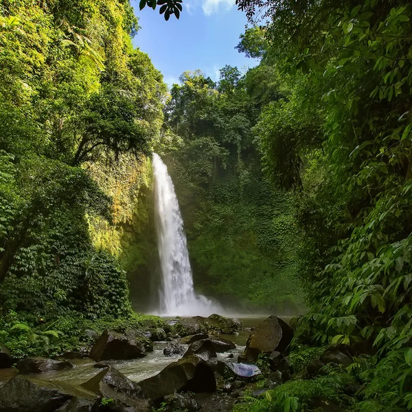 Cachoeira em Bali, Indonésia — Fotografia de Stock