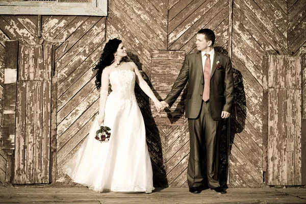 Bride and groom — Stock Photo, Image