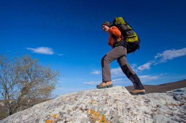 Crimea dağlarda hiking